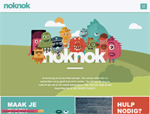 Tablet Screenshot of noknok.be